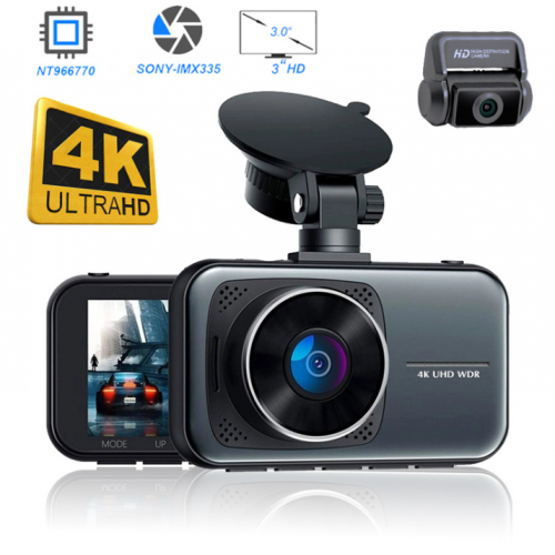 G5  4K driving recorder HD non-light night vision front and rear dual recording car recorder