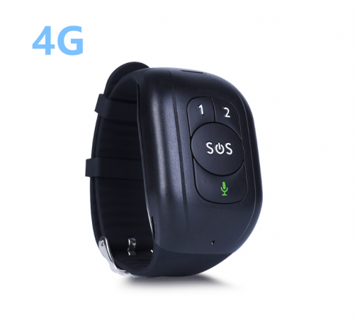 V48 Mini Sos GPS Alzheimer Tracker Wrist GPS Tracker 4G GPS Two Way Communication Remove Alarm for Elder People