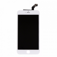 LCD Screen Assembly with Frame for iPhone 6 Plus white - High copy