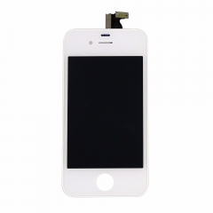 LCD Screen Assembly with Frame for iPhone 4 - White (High Copy)