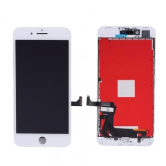 LCD Screen Assembly with Frame for iPhone 8 Plus white - High copy