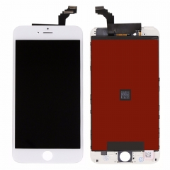 LCD Screen Assembly with Frame for iPhone 6 Plus white - High copy