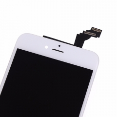 LCD Screen Assembly with Frame for iPhone 6 Plus white - High copy