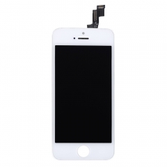 LCD Screen Assembly with Frame for iPhone 5s WHITE - High copy