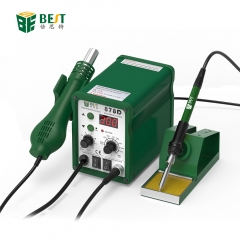 BST-878D CE Certificated 750w SMD Rework Soldering Station with Hot Air Gun for SMT PCB Motherboard Repair