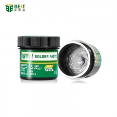 BST-506 50g Sn63pb37 Silver Soldering Paste Tin Solder Paste for Electronics Exothermic Welding Alloy Powder 500g/bottle 183°