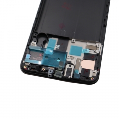 lcd screen for samsung a50 with frame black