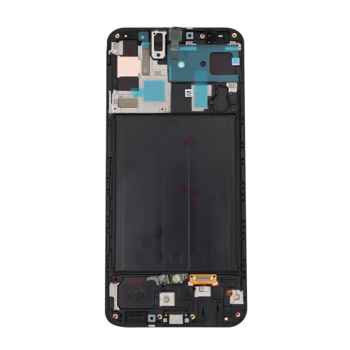 lcd screen for samsung a50 with frame black