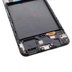 lcd screen for samsung a30 with frame black