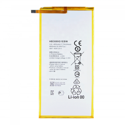 HB3080G1EBW 3.8V 4800mAh Original Battery For Huawei S8 S8-701W 701U Tablet Battery