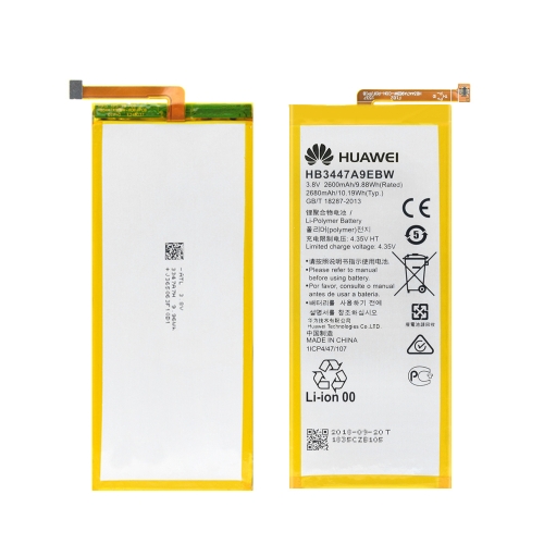 HB3447A9EBW 3.8V 2600mAh Replacement Battery For Huawei P8 Mobile Phone Built-in Battery