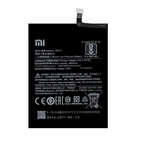 BN44 battery For Xiaomi Redmi 5 Plus Replacement Battery 4000mAh
