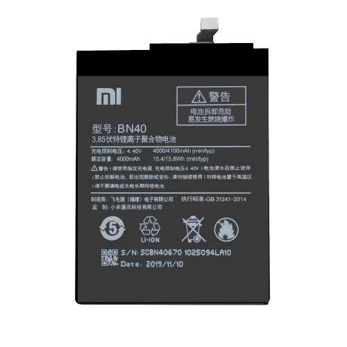 BN40 4100mAh Battery For Xiaomi Redmi 4 Pro Prime 3G RAM 32G ROM High Quality Phone Replacement Batteries