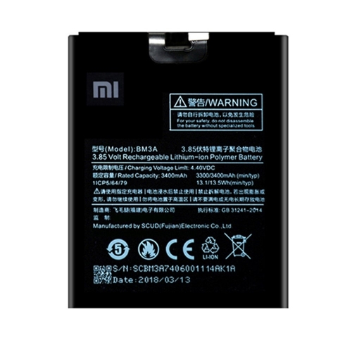 BM3A Rechargeable Battery Li-Polymer For Xiaomi Mi Note 3 3300 - 3400mAh