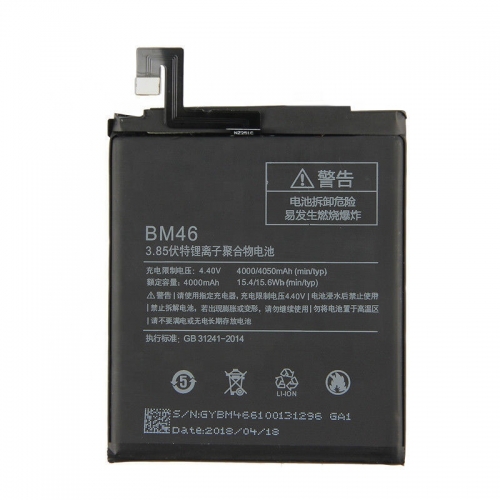 BM46 3.85V 4000mAh Replacement Battery BM46 For Xiaomi Redmi Note 3 Pro