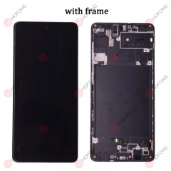 Touch Digitizer Assembly for Samsung Galaxy A71 A715 SM-A715F/DS SM-A715F/DSN with frame