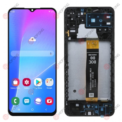 Touch Digitizer Assembly for Samsung Galaxy A13 5G A136 SM-A136B A136U A136U1 A136 with frame