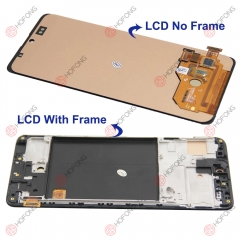 Touch Digitizer Assembly for Samsung Galaxy A51 A515 A515F with frame