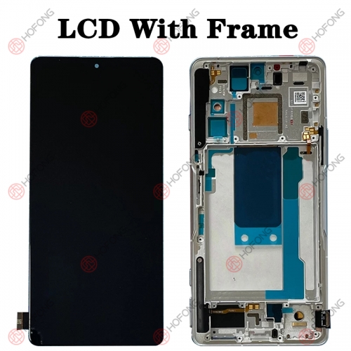 Touch Digitizer Assembly for Xiaomi Redmi K40 Gaming M2012K10C Redmi K40 Gaming Edition with frame