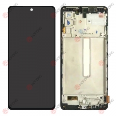 LCD Display Touch Digitizer Assembly for Samsung Galaxy M52 5G M526 M526B with frame