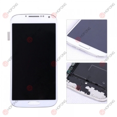 LCD Display Touch Digitizer Assembly for Samsung Galaxy S4 i9505 i9500 i337 with frame
