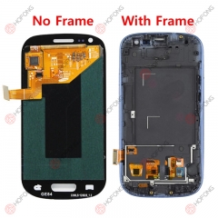 LCD Display Touch Digitizer Assembly for Samsung Galaxy S3 mini i8190 with frame