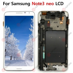 LCD Display Touch Digitizer Assembly for Samsung Galaxy Note 3 Neo N7505 Note3 mini with frame