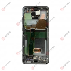 LCD Display Touch Digitizer Assembly for Samsung Galaxy S20 Ultra G988 G988F G988B/DS with frame