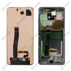 LCD Display Touch Digitizer Assembly for Samsung Galaxy S20 Ultra G988 G988F G988B/DS with frame