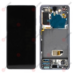 LCD Display Touch Digitizer Assembly for Samsung Galaxy S21 G991 G991U G991F with frame