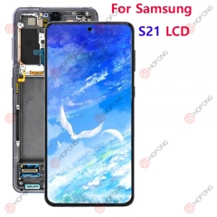 LCD Display Touch Digitizer Assembly for Samsung Galaxy S21 G991 G991U G991F with frame