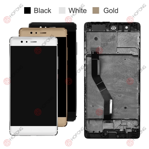 LCD Display + Touchscreen Assembly for Huawei P9 Plus With Frame