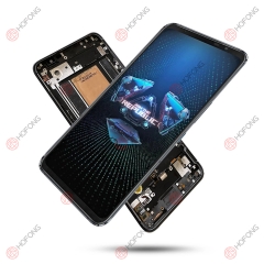 LCD Display + Touchscreen Assembly for ASUS ROG Phone 5 Ultimate Pro ZS673KS With Frame