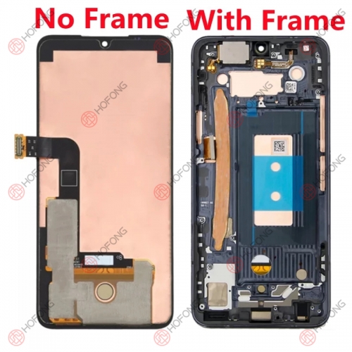 LCD Display + Touchscreen Assembly for LG G8X ThinQ V50S LLMG850EMW With Frame