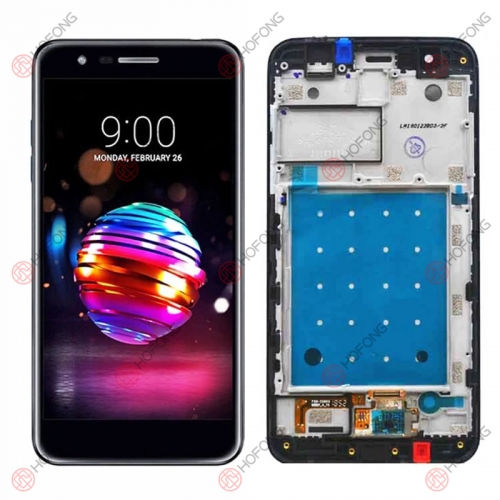 LCD Display + Touchscreen Assembly for LG K11 Plus K11a LMX410 LMX410FC LMX410YC With Frame