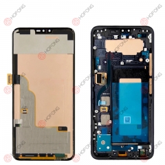 LCD Display + Touchscreen Assembly for LG V40 ThinQ V405QA7 V405UA With Frame