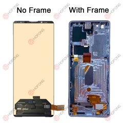 LCD Display + Touchscreen Assembly for Sony Xperia 1 III XQ-BC72 With Frame