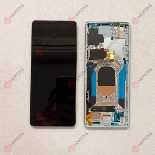 LCD Display + Touchscreen Assembly for Sony Xperia 1 IV x1iiii XQCT62-B, XQCT54 With Frame