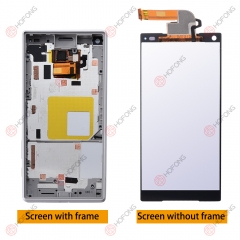 LCD Display + Touchscreen Assembly for Sony Xperia Z5 Compact Z5 mini E5803 E5823 With Frame