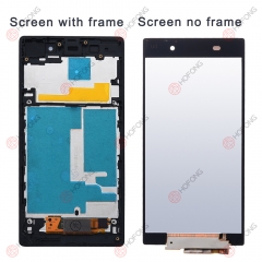 LCD Display + Touchscreen Assembly for Sony Xperia Z1 L39H C6902 C6903 C6906 C6943 With Frame