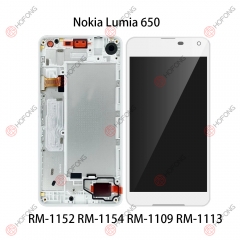 LCD Display + Touchscreen Assembly for Nokia Lumia 650 RM-1152 RM-1154 RM-1109 RM-1113 With Frame