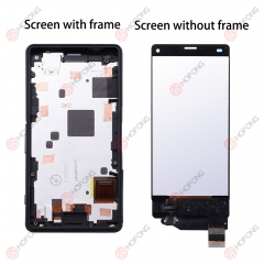 LCD Display + Touchscreen Assembly for Sony Xperia Z3 Compact D5803 D5833 With Frame