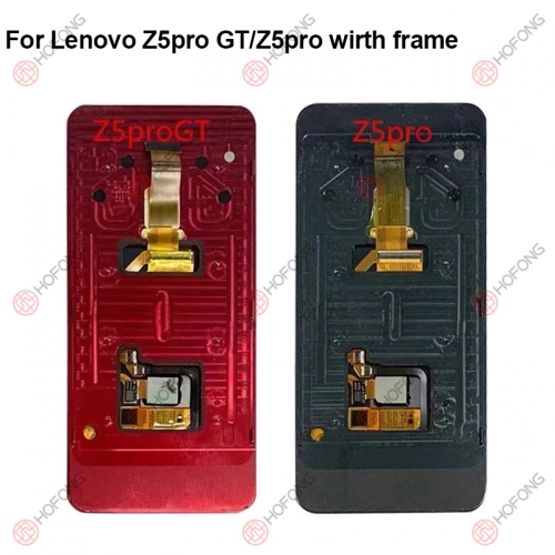 LCD Display + Touchscreen Assembly for Lenovo Z5 Pro L78031 GT L78032 With Frame