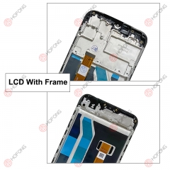 LCD Display + Touchscreen Assembly for OPPO Realme C3 RMX2027 RMX2021 RMX2020 With Frame