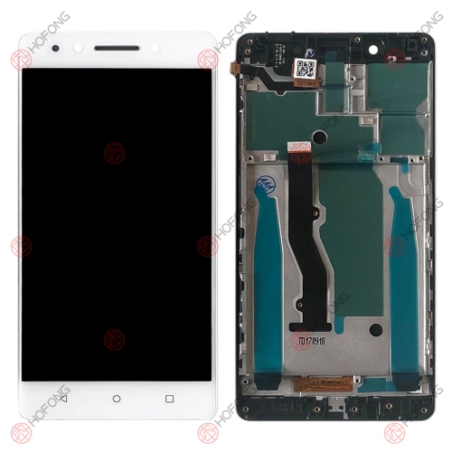 LCD Display + Touchscreen Assembly for Lenovo K8 Note XT1902-3 With Frame