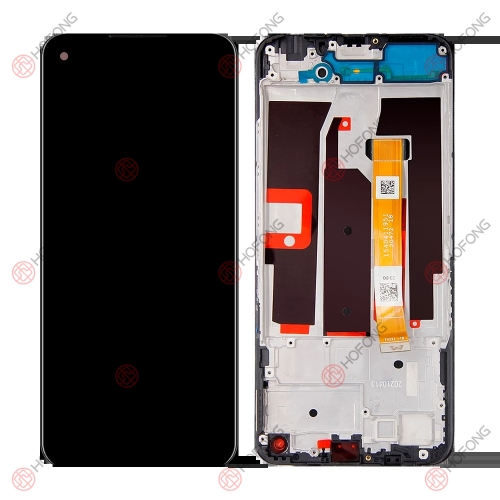 LCD Display + Touchscreen Assembly for OnePlus Nord N200 5G DE2118 With Frame