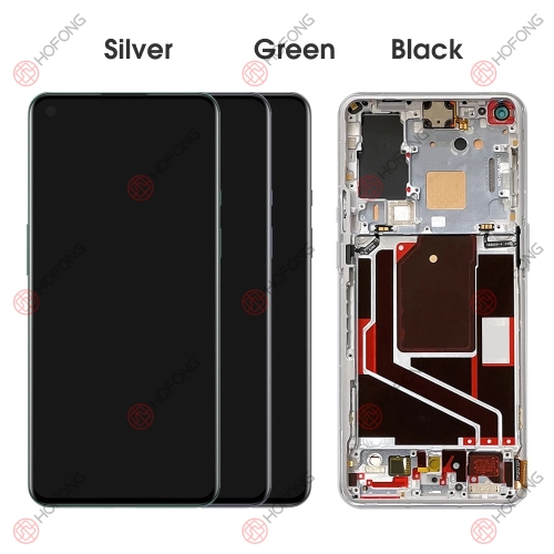 LCD Display + Touchscreen Assembly for OnePlus 9 Pro LE2121 LE2125 With Frame