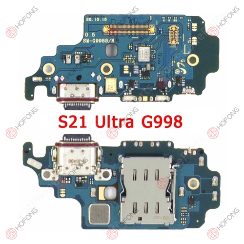 USB Charging Port Dock Connector Flex For Samsung Galaxy S21 Ultra G998