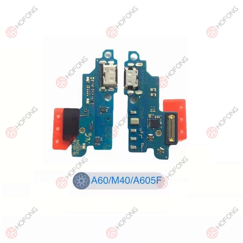USB Charging Port Dock Connector Flex For Samsung Galaxy A60 M40 A605F