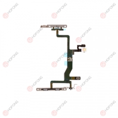 Power Switch Flex Cable with Metal Plate For iPhone 6s Replacement Parts